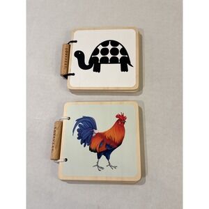 Lovevery Wooden Books - From The Looker Montessori-Based Play Kit (0-12 Weeks)